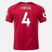Premier League Fotballdrakter Liverpool 2022-23 Virgil van Dijk 4 Hjemme Draktsett